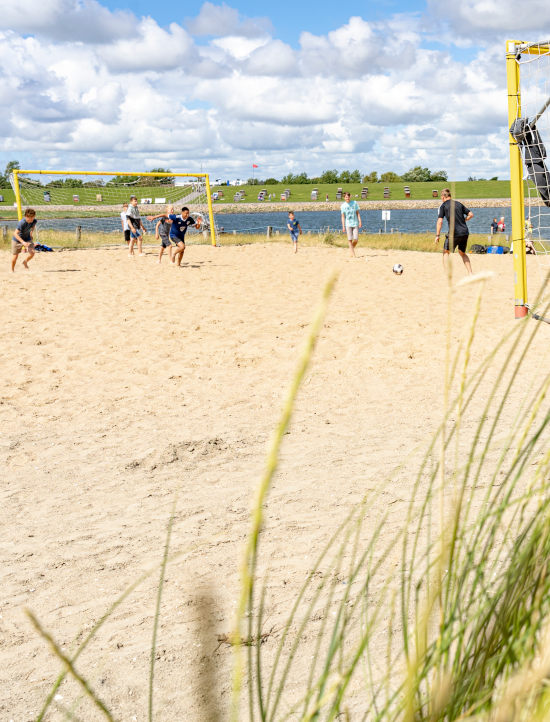 Beach-Soccer-Spiel
